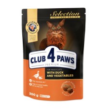 Selection Adult Cats With Duck And Vegetables Сухий корм для дорослих котів з качкою та овочами 300 г