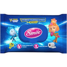 Туалетний папір Smile Фіксики вологий дитячий 44шт