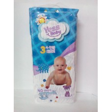 Підгузки Yess Baby Super 3 Midi 4-9кг (40 шт)