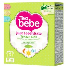 Пральний порошок для дитячих речей  Teo Bebe Aloe Vera, 225 г