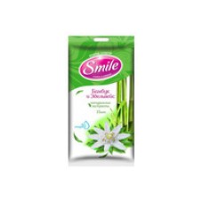 Вологі серветки "Бамбук і едельвейс" Smile  15 шт
