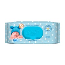 Дитячі вологі серветки Smile Baby