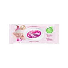 Вологі серветки для немовлят Smile Baby 